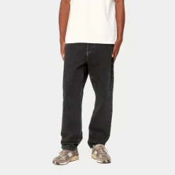 Mænd Carhartt WIP Newel Pant | Sort (Stenvasket)