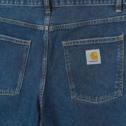 Mænd Carhartt WIP Newel Short | Bla (Stenvasket)