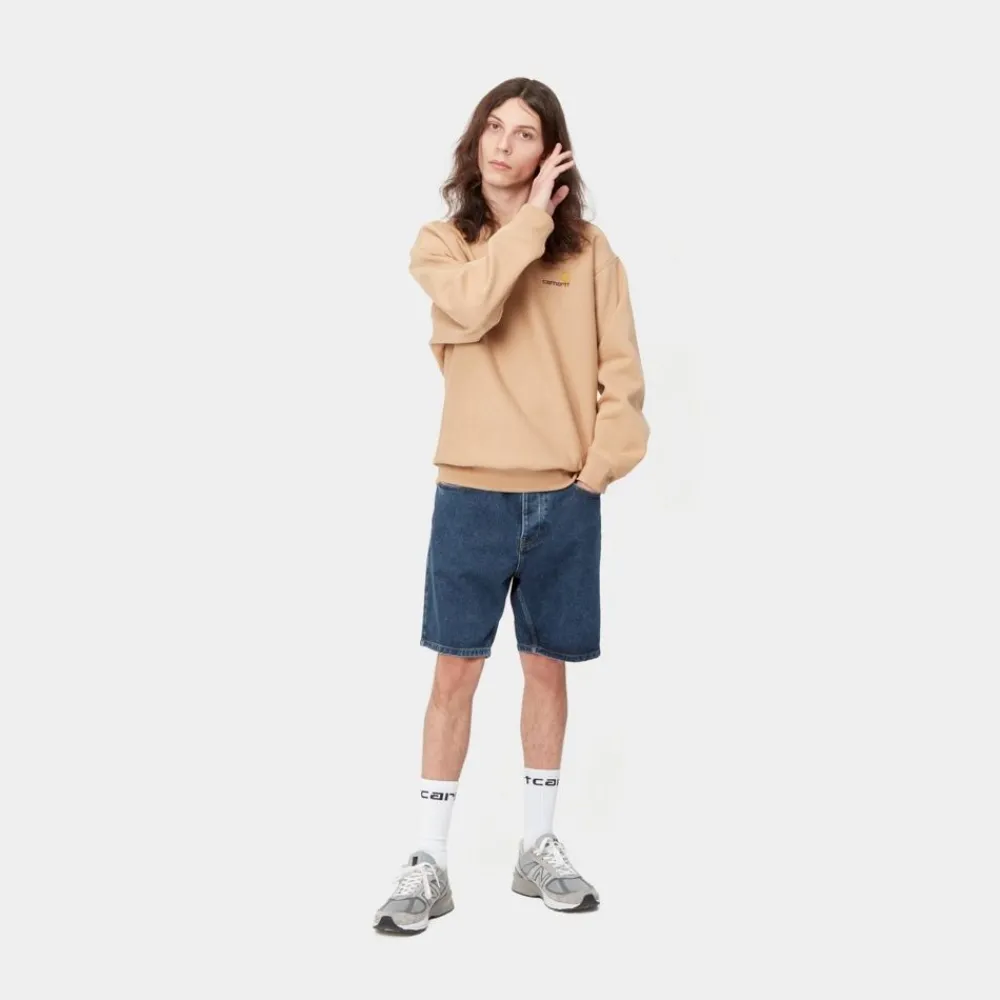Mænd Carhartt WIP Newel Short | Bla (Stenvasket)