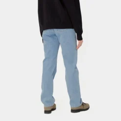 Kvinder Carhartt WIP Noxon Bukser | Bla (Sten Bleget)