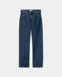 Kvinder Carhartt WIP Noxon Bukser | Bla (Stenvasket)