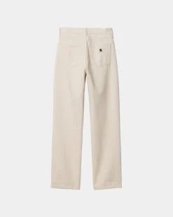 Kvinder Carhartt WIP Noxon Pant - Twill | Naturlig (Stenvasket)