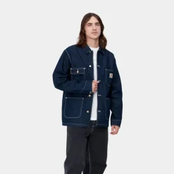Mænd Carhartt WIP Og Chore Coat (Forar) | Bla (En Vask)