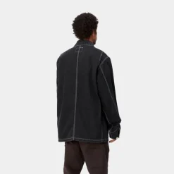 Mænd Carhartt WIP Og Chore Coat (Forar) | Sort (Stenvasket)