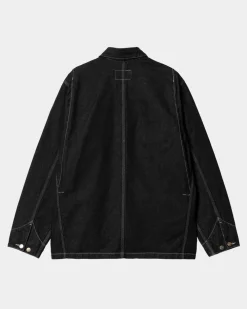 Mænd Carhartt WIP Og Chore Coat (Forar) | Sort (En Vask)
