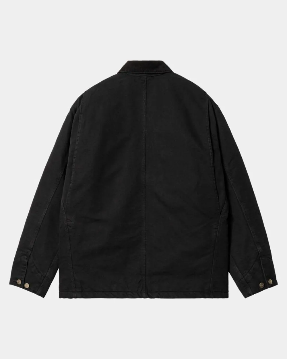 Mænd Carhartt WIP Og Chore Coat (Vinter) | Sort (Aeldet Laerred)