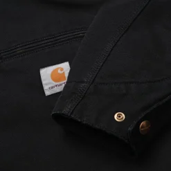 Mænd Carhartt WIP Og Detroit Jacket (Vinter) | Sort (Aeldet Laerred)