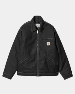 Mænd Carhartt WIP Og Detroit Jakke (Forar) | Sort (Stiv)