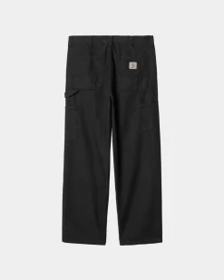 Mænd Carhartt WIP Og Loose Fit Single Knee Pant | Sort (Stenvasket)