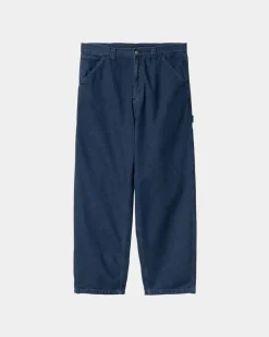 Mænd Carhartt WIP Og Loose Fit Single Knee Pant | Bla (Stenvasket)