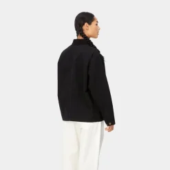 Kvinder Carhartt WIP Og Michigan Frakke Til Kvinder (Forar) | Sort (Skyllet)