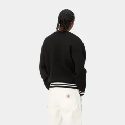 Mænd Carhartt WIP Onyx Sweater | Sort/Voks
