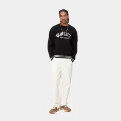 Mænd Carhartt WIP Onyx Sweater | Sort/Voks