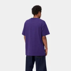 Mænd Carhartt WIP Onyx T-Shirt | Tyrian