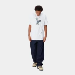 Mænd Carhartt WIP Original Thought T-Shirt | Hvid
