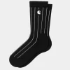 Carhartt WIP Orlean Stripe Sokker | Sort Hvid