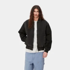 Mænd Carhartt WIP Paxon Bombefly | Sort / Sort (Stenvasket)