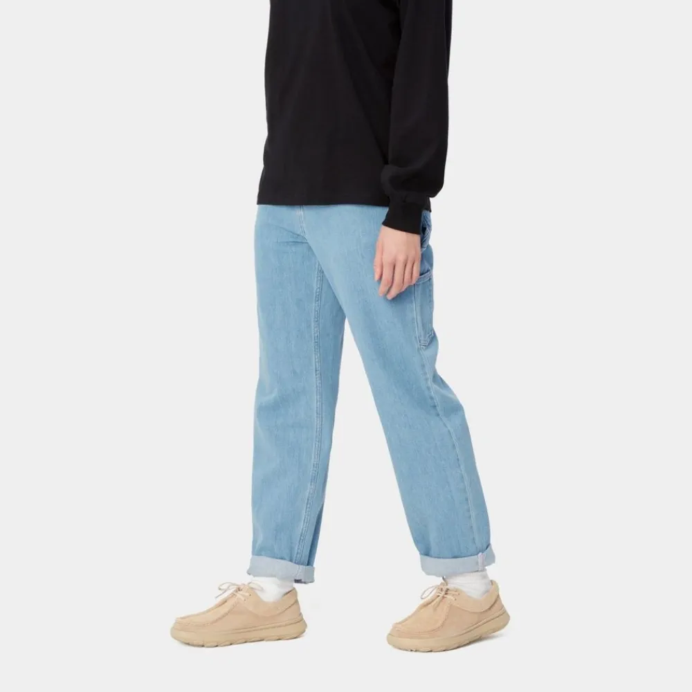 Kvinder Carhartt WIP Pierce Pant - Denim | Bla (Sten Bleget)