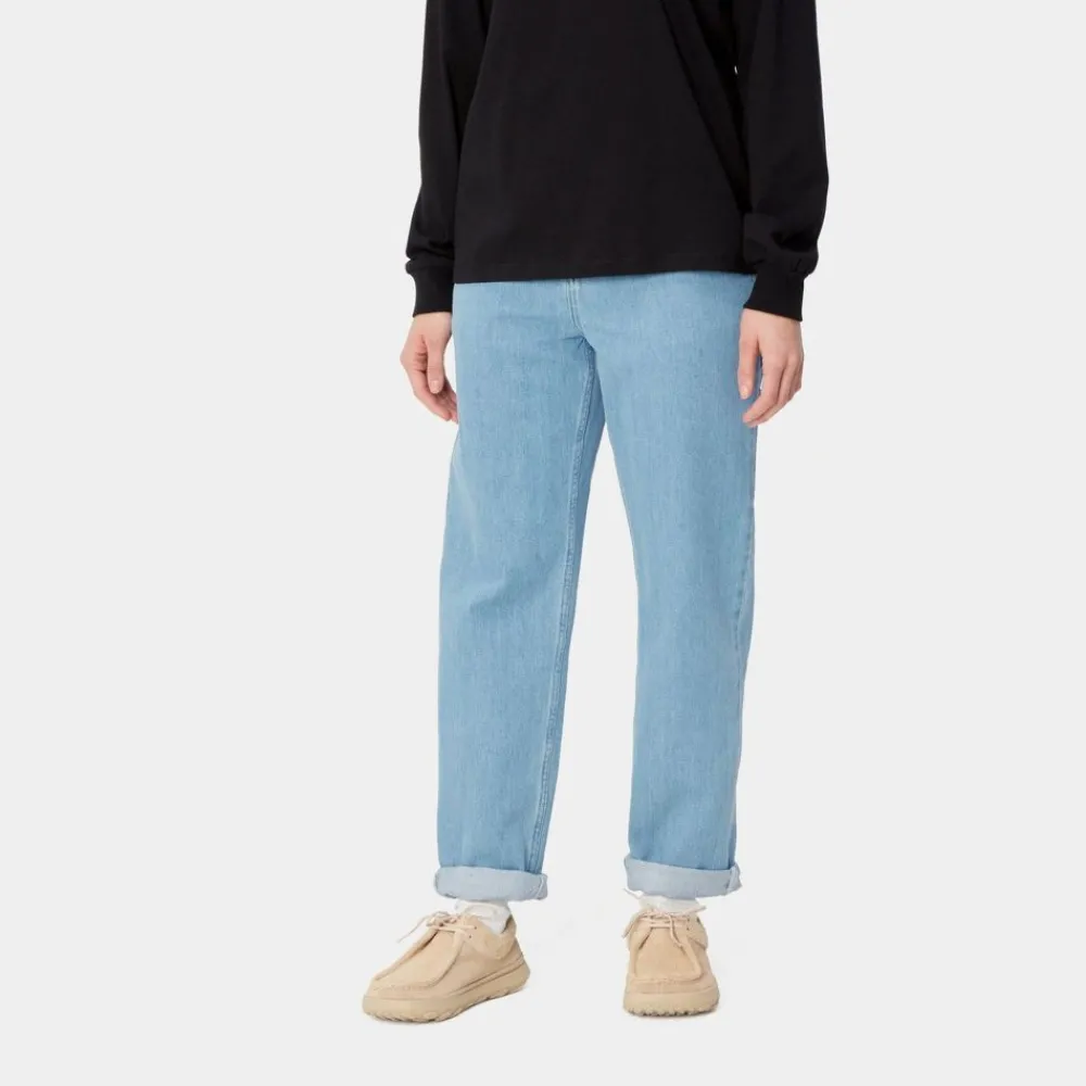 Kvinder Carhartt WIP Pierce Pant - Denim | Bla (Sten Bleget)