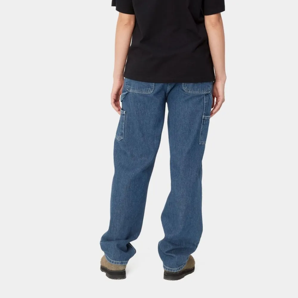 Kvinder Carhartt WIP Pierce Pant Straight - Denim | Bla (Stenvasket)