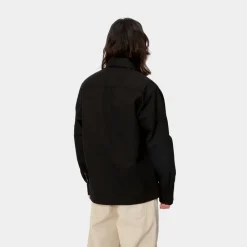 Mænd Carhartt WIP Rainer Skjortejakke | Sort (Beklaedningsgenstand Farvet)