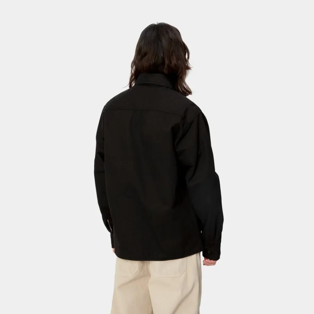 Mænd Carhartt WIP Rainer Skjortejakke | Sort (Beklaedningsgenstand Farvet)