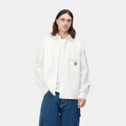 Mænd Carhartt WIP Reno Skjortejakke | Off-White (Beklaedningsgenstand Farvet)