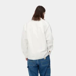 Mænd Carhartt WIP Reno Skjortejakke | Off-White (Beklaedningsgenstand Farvet)