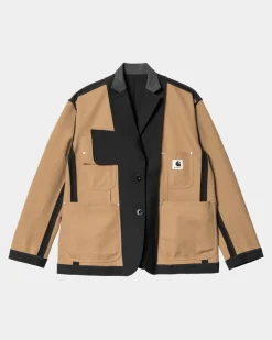 Mænd Carhartt WIP Sacai X Suiting Bonding Jacket | Sort
