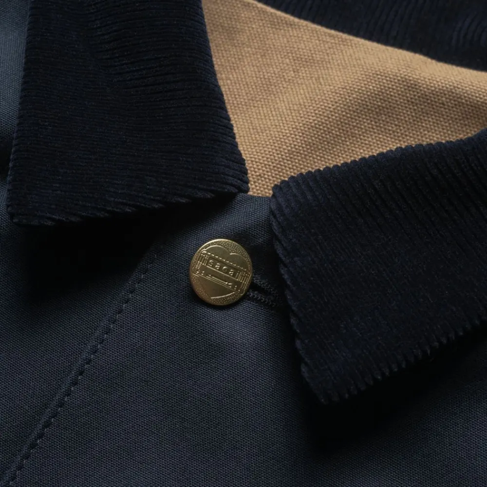 Mænd Carhartt WIP Sacai X Vendbar Andejakke | Beige / Navy