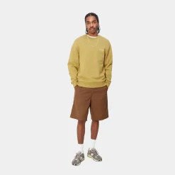 Mænd Carhartt WIP Script Broderi Sweatshirt | Agat