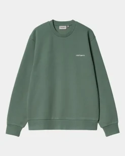 Mænd Carhartt WIP Script Broderi Sweatshirt | Parkere