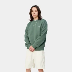 Mænd Carhartt WIP Script Broderi Sweatshirt | Parkere