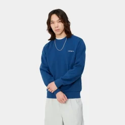 Mænd Carhartt WIP Script Broderi Sweatshirt | Aeldre