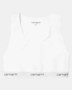 Kvinder Carhartt WIP Script Racer Tank | Hvid