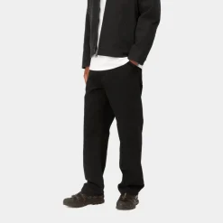 Mænd Carhartt WIP Simple Pant - Dearborn Canvas | Sort