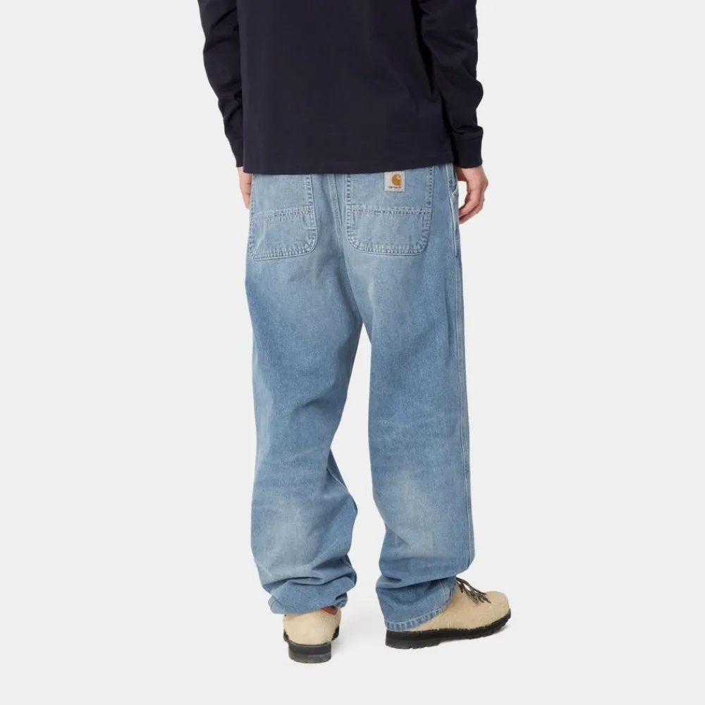 Mænd Carhartt WIP Simple Pant - Denim | Bla (Lys Aegte Vasket)