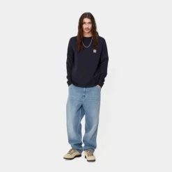 Mænd Carhartt WIP Simple Pant - Denim | Bla (Lys Aegte Vasket)