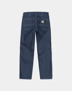Mænd Carhartt WIP Simple Pant - Denim | Bla (Stiv)