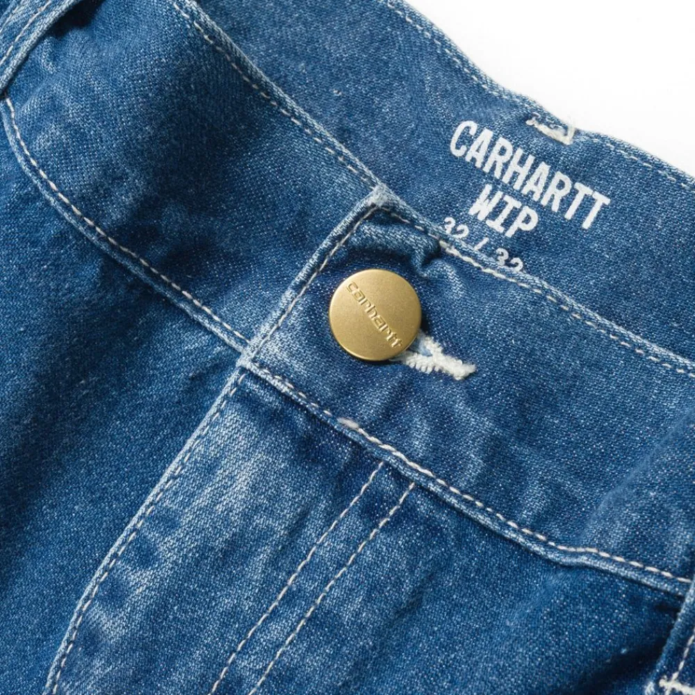 Mænd Carhartt WIP Simple Pant - Denim | Bla (Stenvasket)