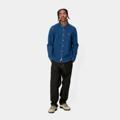 Mænd Carhartt WIP Simple Pant - Denim | Sort (En Vask)