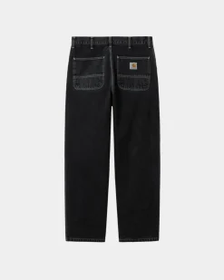 Mænd Carhartt WIP Simple Pant - Denim | Sort (Heavy Stone Vask)
