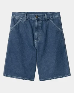 Mænd Carhartt WIP Simple Short - Denim | Bla (Stenvasket)