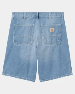 Mænd Carhartt WIP Simple Short - Denim | Bla (Lys Aegte Vasket)