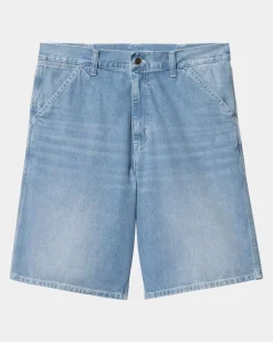 Mænd Carhartt WIP Simple Short - Denim | Bla (Lys Aegte Vasket)