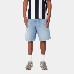 Mænd Carhartt WIP Simple Short - Denim | Bla (Lys Aegte Vasket)