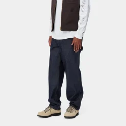 Mænd Carhartt WIP Single Knee Pant - Denim | Bla (Stiv)
