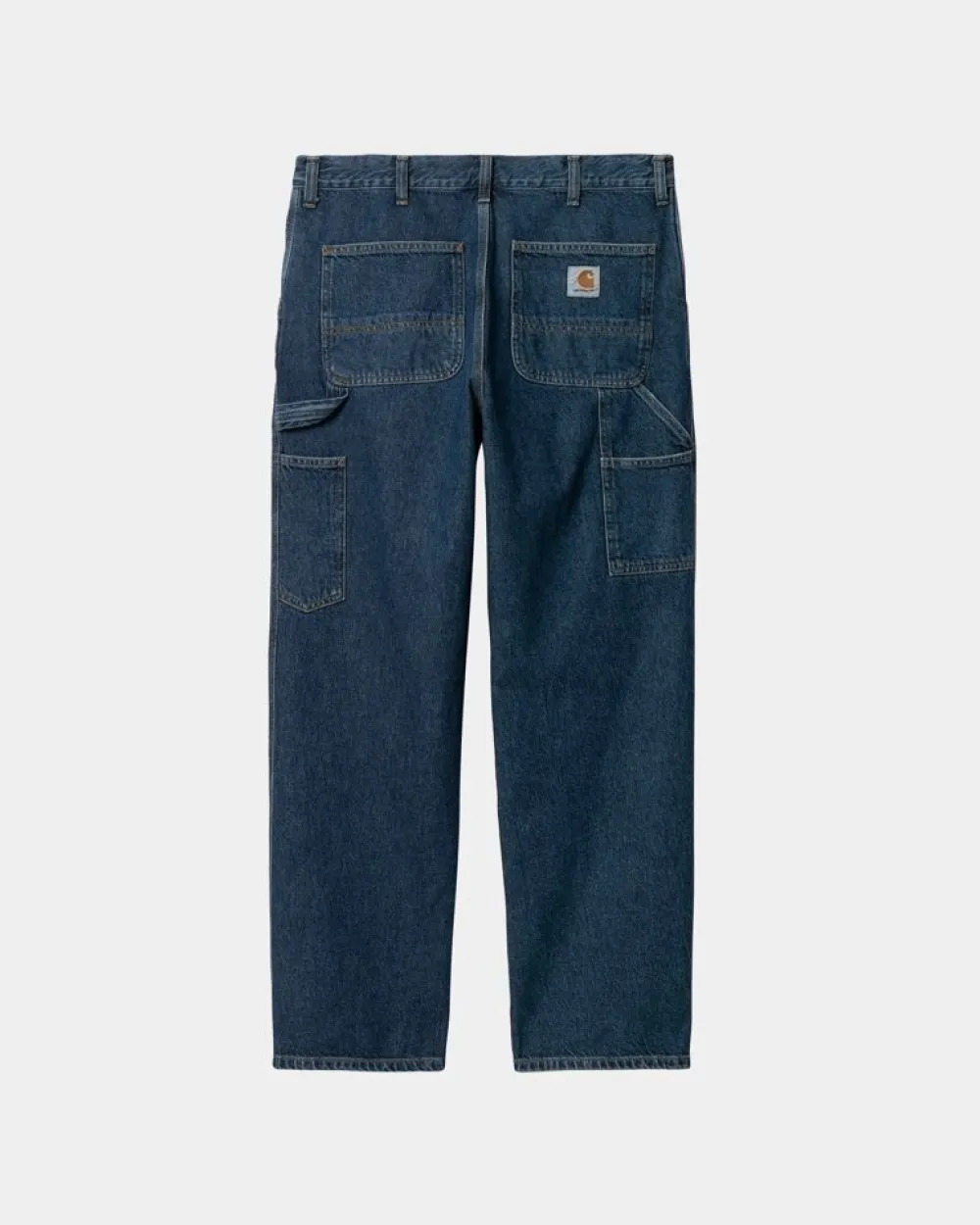 Mænd Carhartt WIP Single Knee Pant - Denim | Bla (Stenvasket)