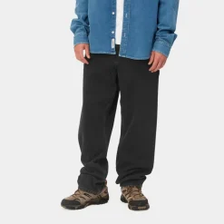 Mænd Carhartt WIP Single Knee Pant - Denim | Sort (Stenvasket)