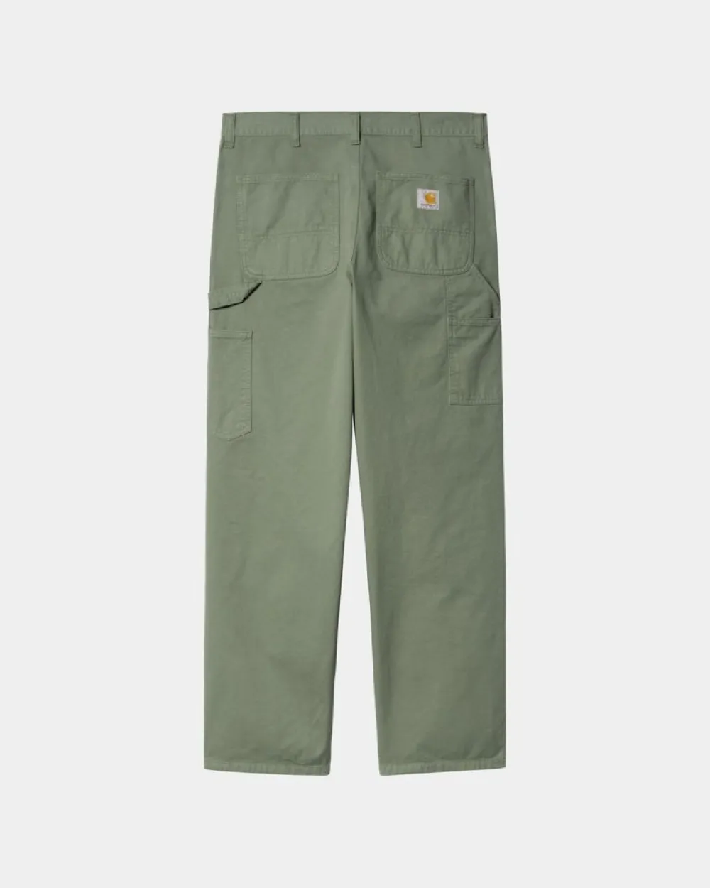 Mænd Carhartt WIP Single Knee Pant - Drill | Park (Beklaedningsgenstand Farvet)